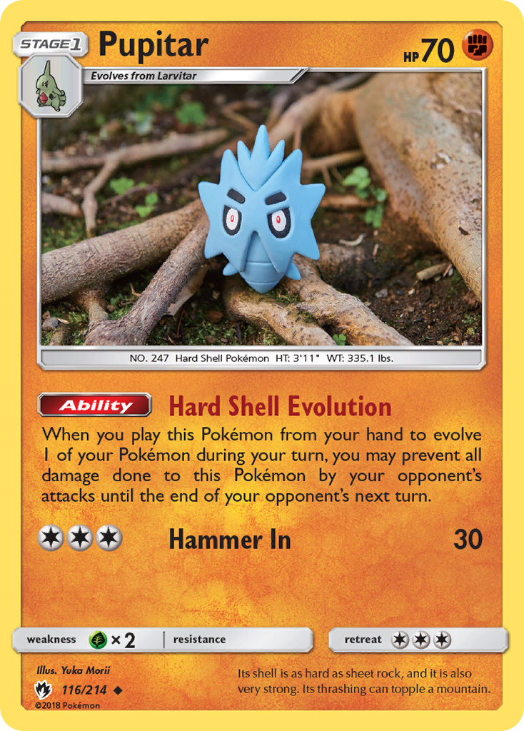 Pupitar (116/214) [Sun & Moon: Lost Thunder] | Card Merchant Takapuna