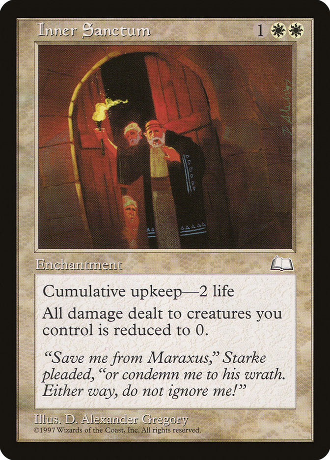 Inner Sanctum [Weatherlight] | Card Merchant Takapuna