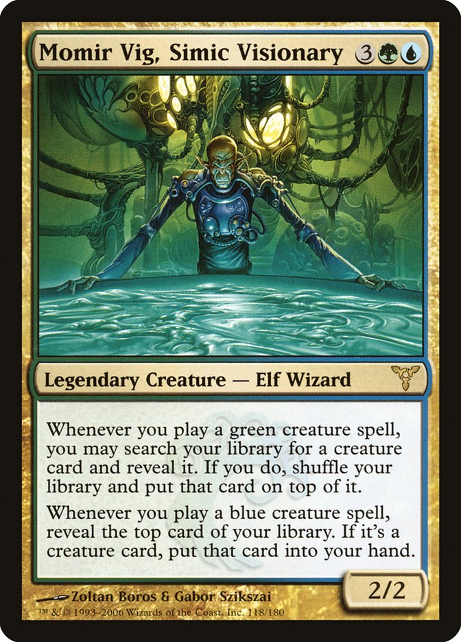 Momir Vig, Simic Visionary [Dissension] | Card Merchant Takapuna