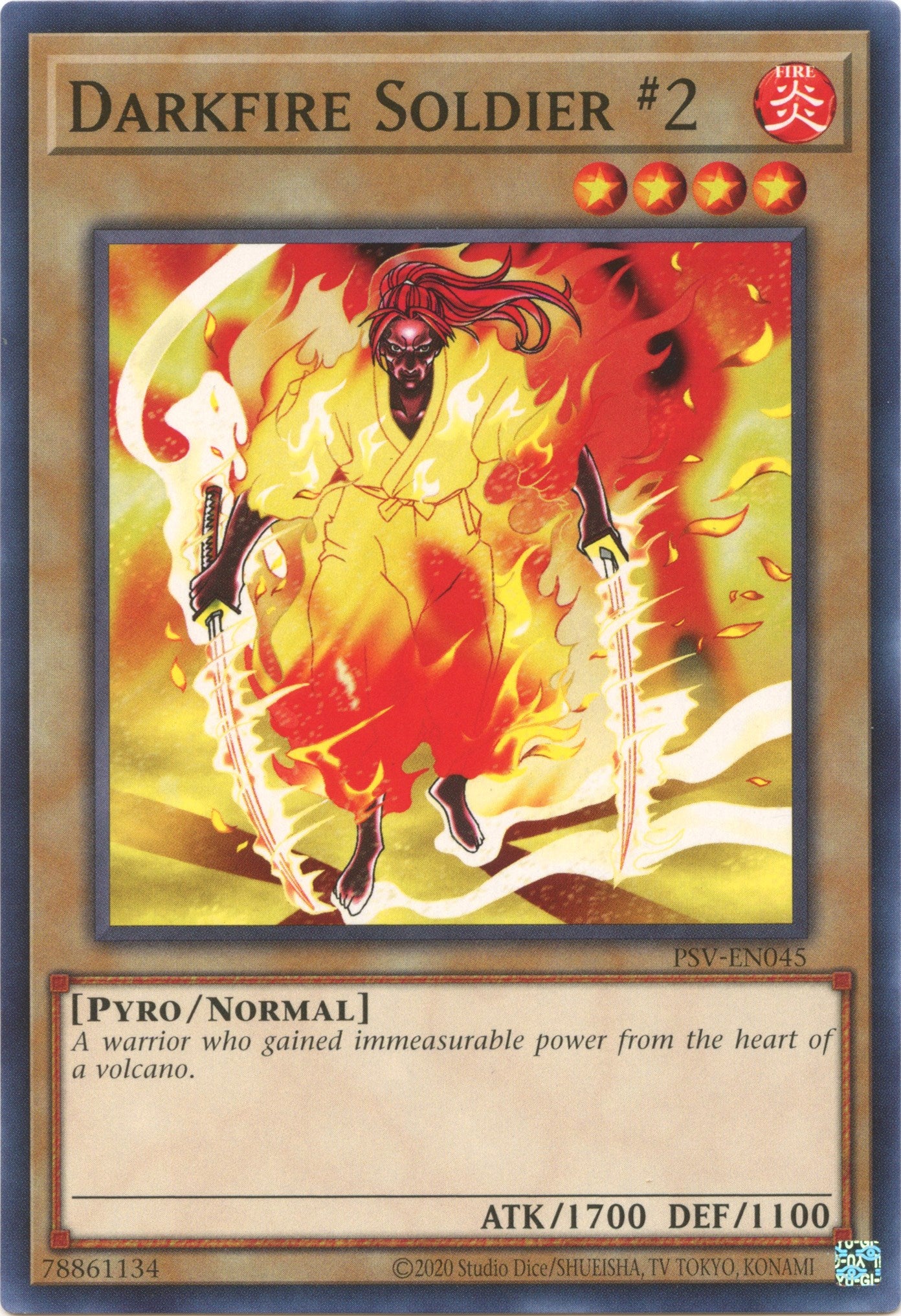 Darkfire Soldier #2 (25th Anniversary) [PSV-EN045] Common | Card Merchant Takapuna