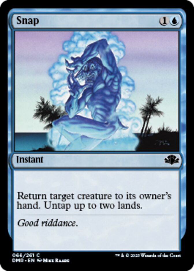 Snap [Dominaria Remastered] | Card Merchant Takapuna