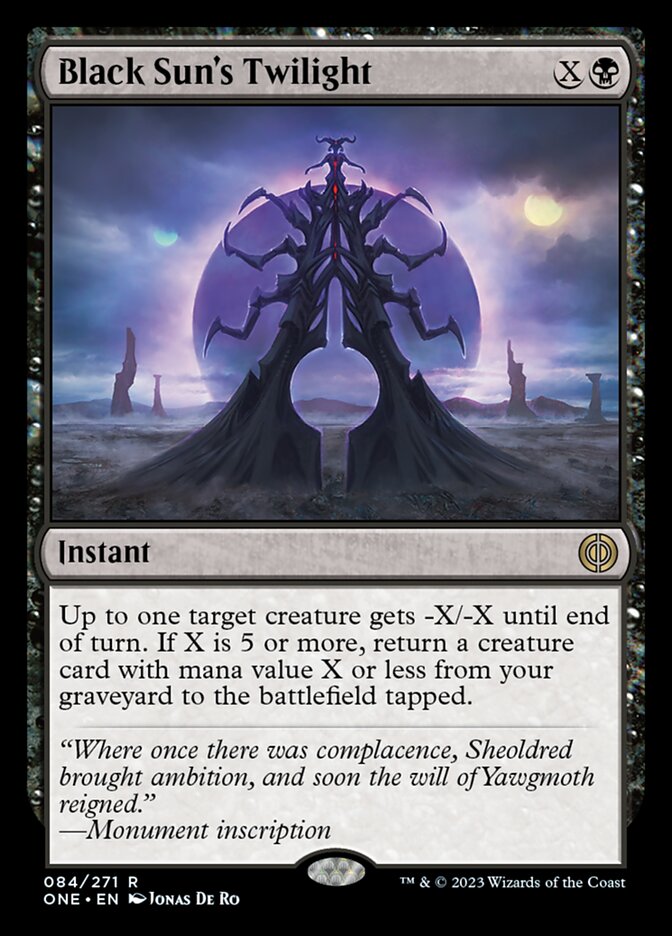 Black Sun's Twilight [Phyrexia: All Will Be One] | Card Merchant Takapuna