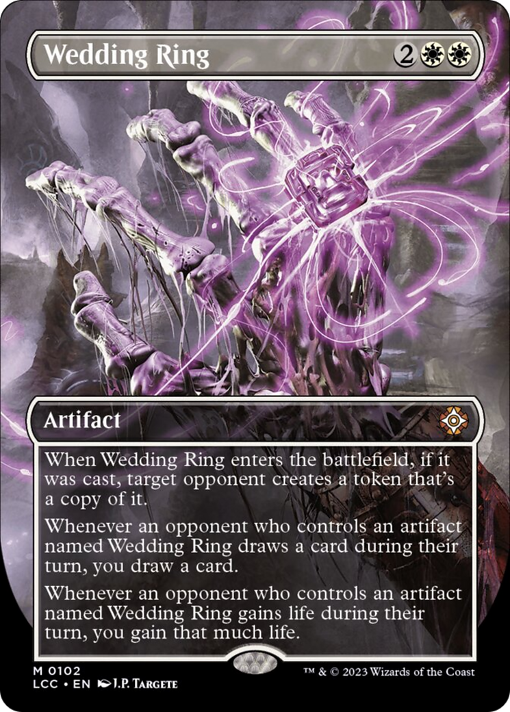 Wedding Ring (Borderless) [The Lost Caverns of Ixalan Commander] | Card Merchant Takapuna