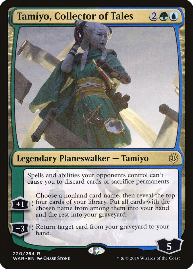 Tamiyo, Collector of Tales [War of the Spark] | Card Merchant Takapuna