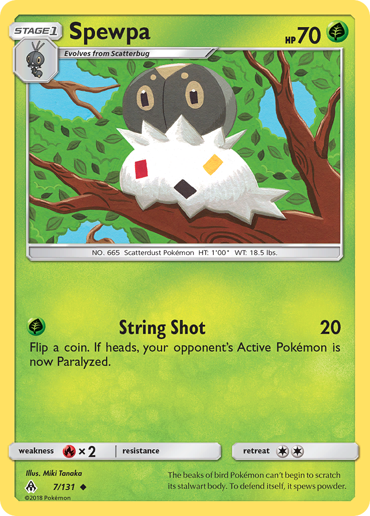 Spewpa (7/131) [Sun & Moon: Forbidden Light] | Card Merchant Takapuna