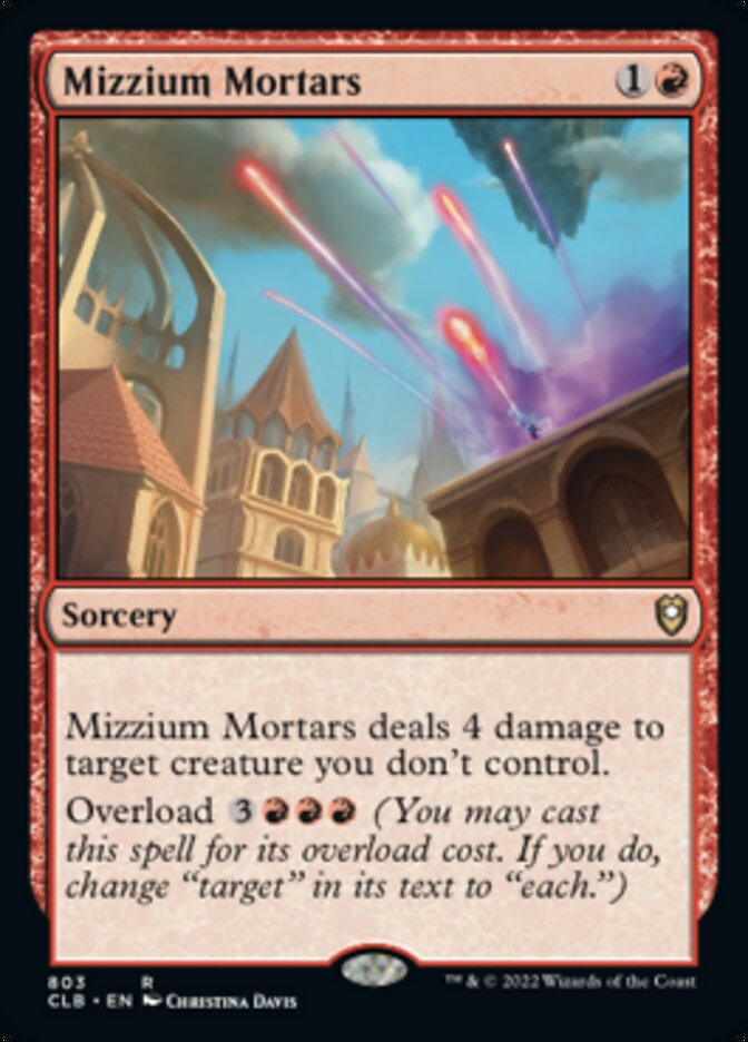 Mizzium Mortars [Commander Legends: Battle for Baldur's Gate] | Card Merchant Takapuna