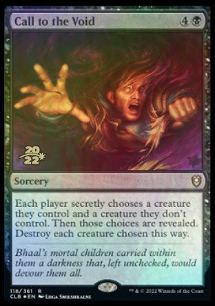 Call to the Void [Commander Legends: Battle for Baldur's Gate Prerelease Promos] | Card Merchant Takapuna