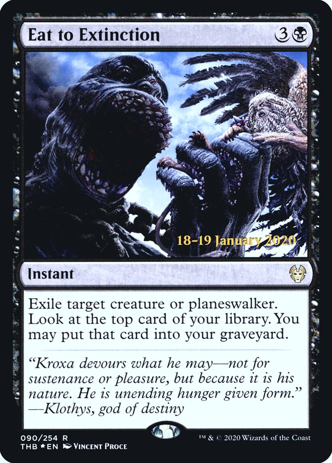 Eat to Extinction [Theros Beyond Death Prerelease Promos] | Card Merchant Takapuna
