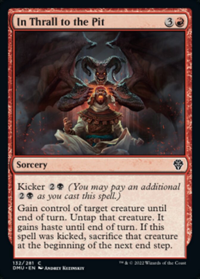 In Thrall to the Pit [Dominaria United] | Card Merchant Takapuna