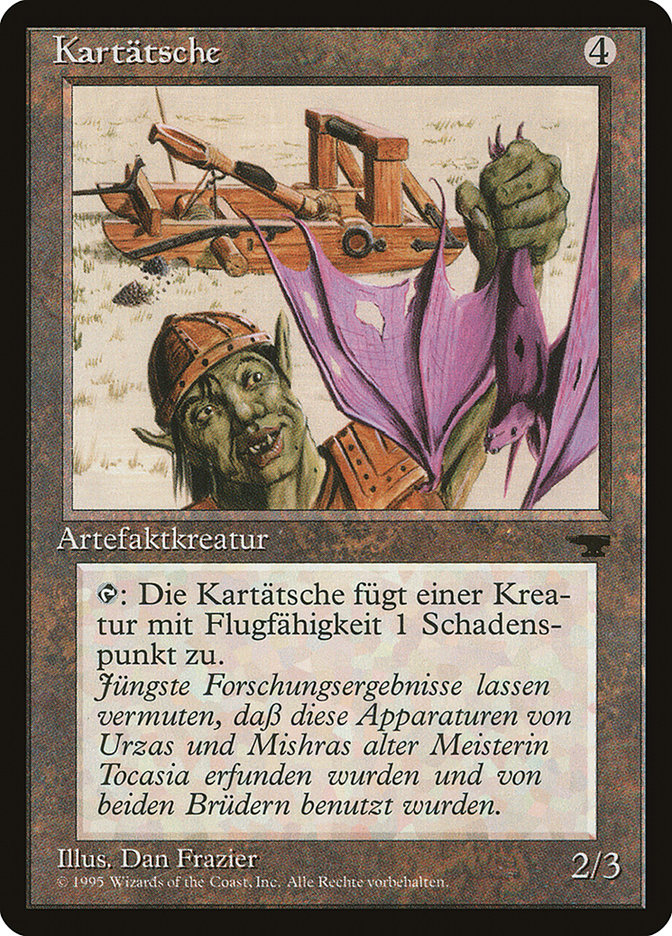 Grapeshot Catapult (German) - "Kartatsche" [Renaissance] | Card Merchant Takapuna