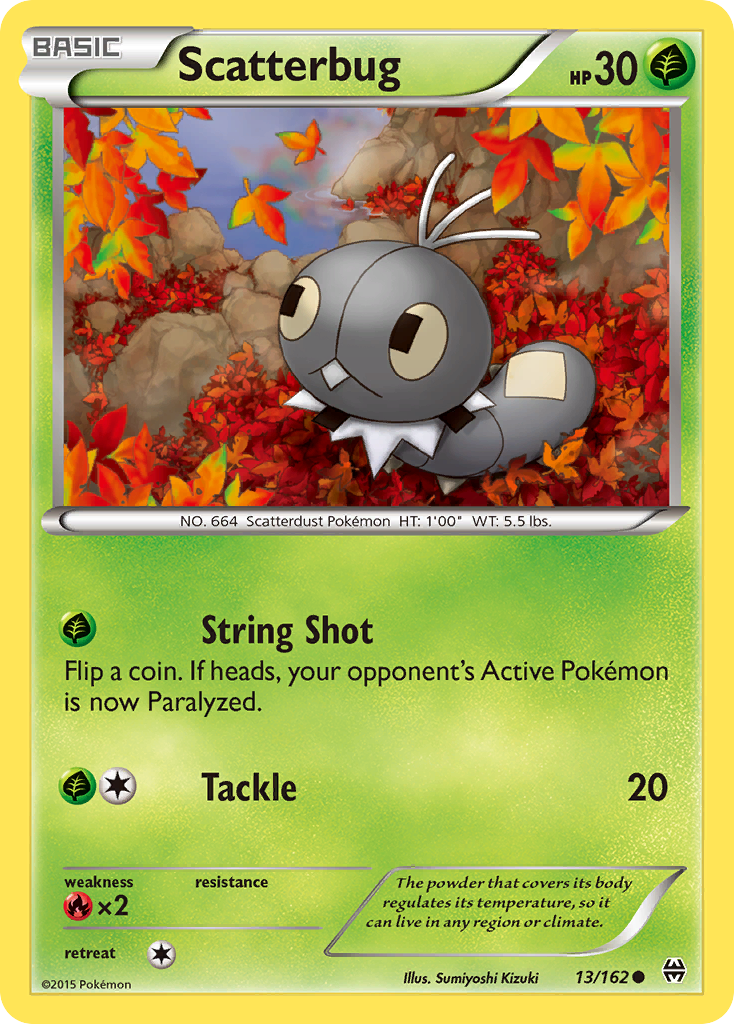 Scatterbug (13/162) [XY: BREAKthrough] | Card Merchant Takapuna