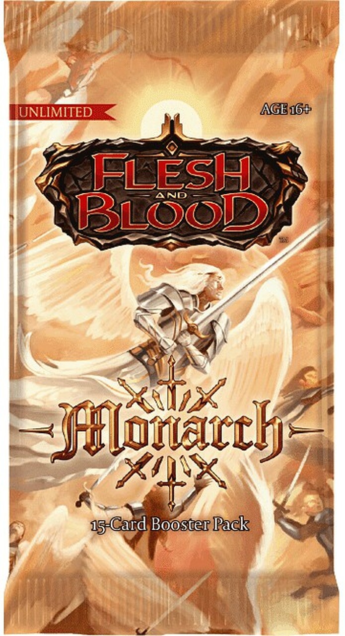 Flesh and Blood Monarch Unlimited Booster | Card Merchant Takapuna