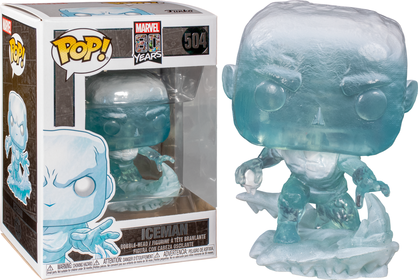 Marvel 80th Anniversay - Iceman (First Appearance) Pop! 504 | Card Merchant Takapuna