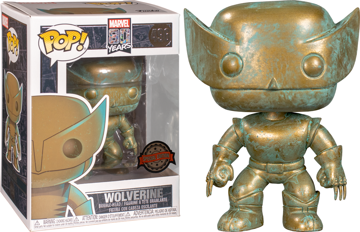 Marvel 80th Anniversary - Wolverine Pop! 496 | Card Merchant Takapuna