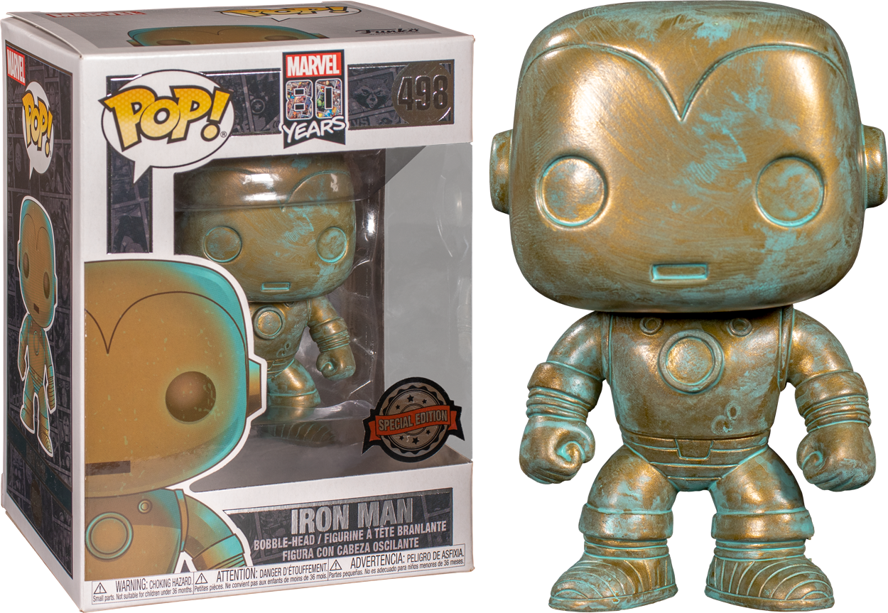 Marvel 80th Anniversary - Iron Man Pop! 498 | Card Merchant Takapuna