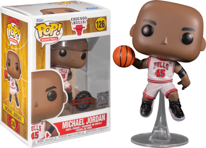 NBA - Michael Jordan (White Bulls) Pop! 126 | Card Merchant Takapuna