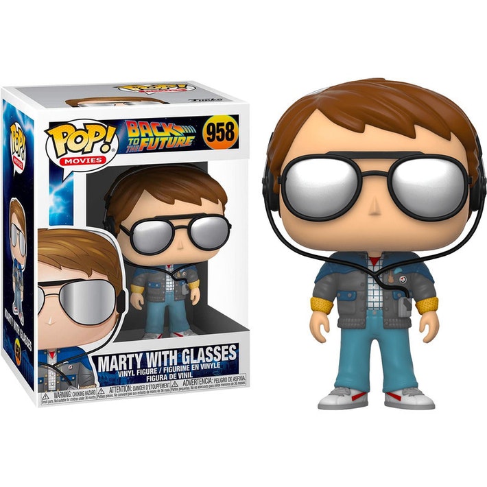 Back to the Future - Marty with Glasses Pop! 958 | Card Merchant Takapuna
