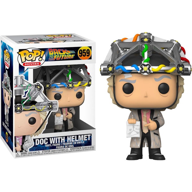 Back to the Future - Doc with Helmet Pop! 959 | Card Merchant Takapuna