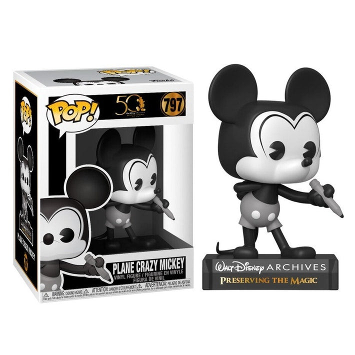 Mickey Mouse - Plane Crazy Mickey Pop! 797 | Card Merchant Takapuna