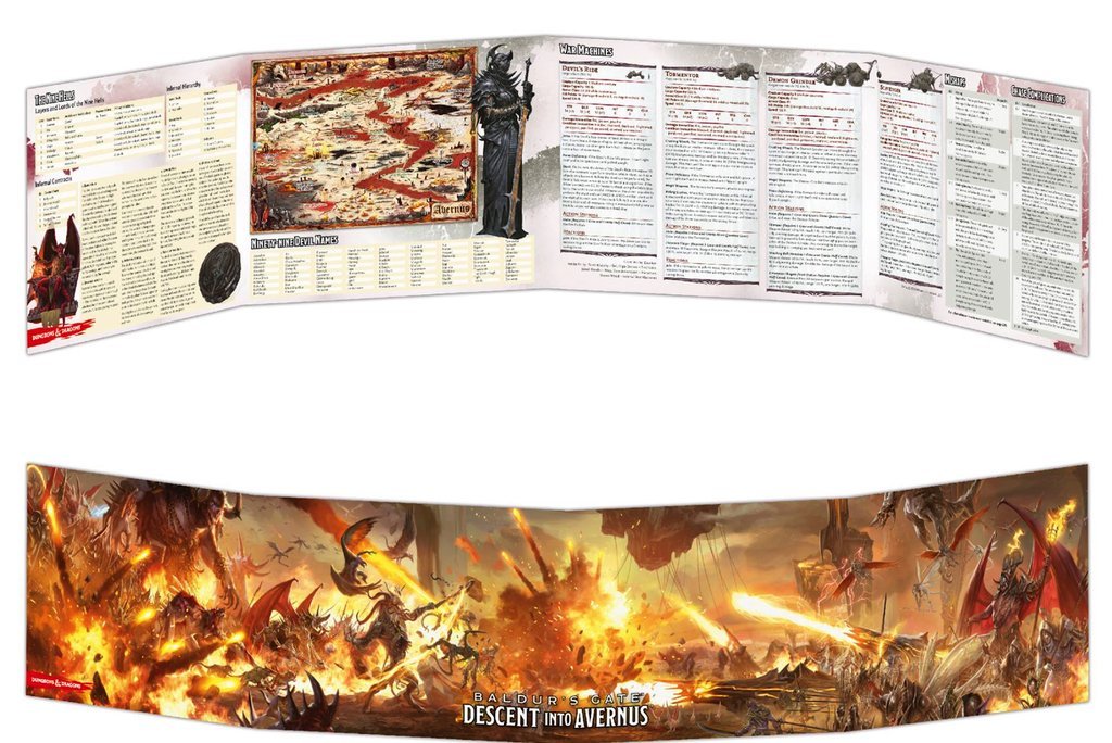 Dungeon Master's Screen - Descent into Avernus | Card Merchant Takapuna
