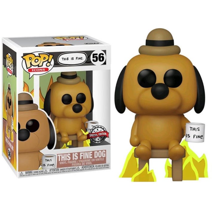 Pop! Icons - This is Fine Dog Pop! 56 | Card Merchant Takapuna