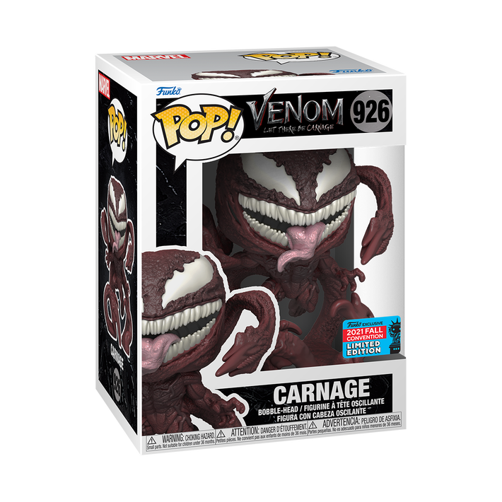 Venom: Let There Be Carnage - Carnage Pop! 926 NYCC21 | Card Merchant Takapuna