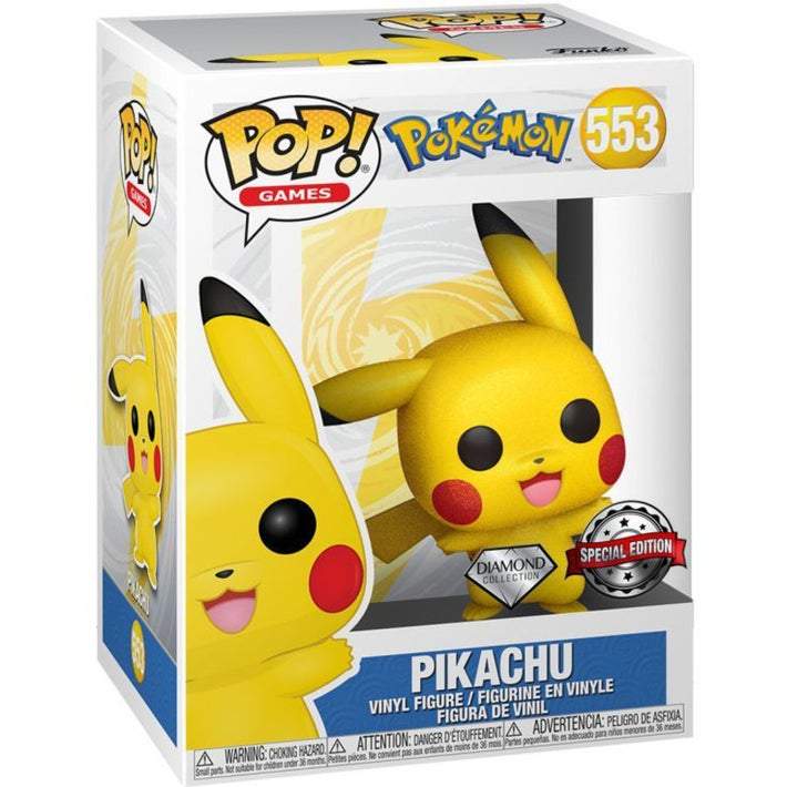 Pokemon - Pikachu Waving (Diamond Glitter) Pop! 553 | Card Merchant Takapuna