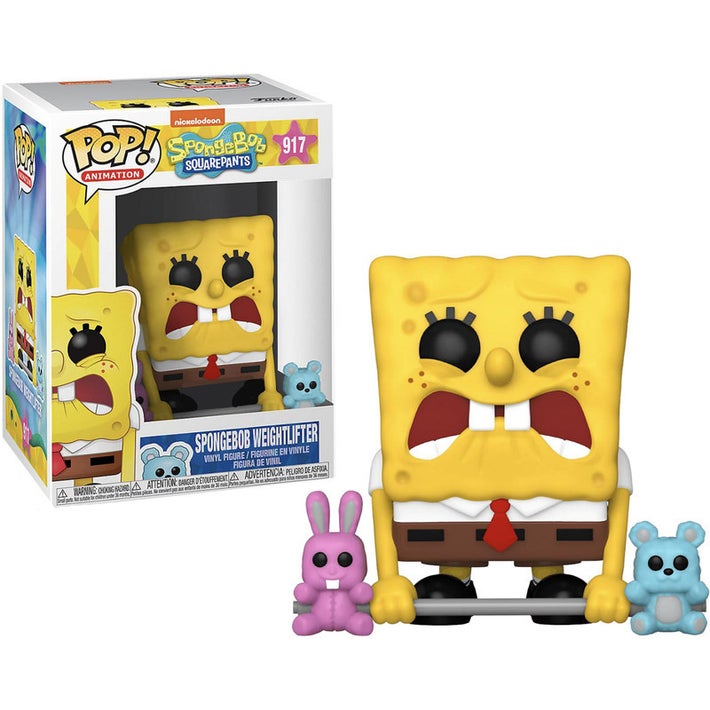Spongebob Square Pants - Spongebob Weightlifter Pop! 917 | Card Merchant Takapuna