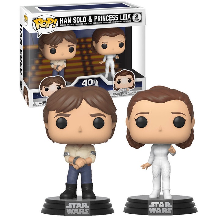 Star Wars - Han & Leia Pop! 2-pack | Card Merchant Takapuna