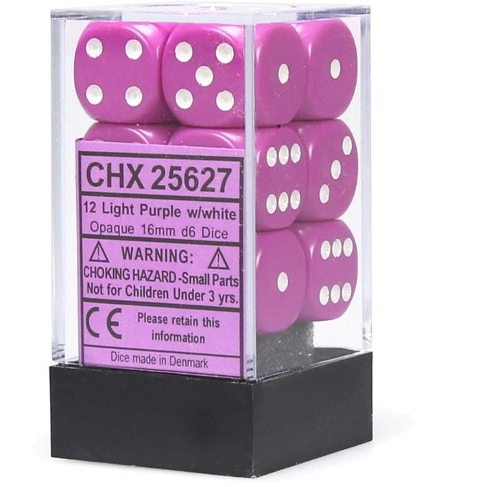 Chessex 12-Die Set - Opaque | Card Merchant Takapuna