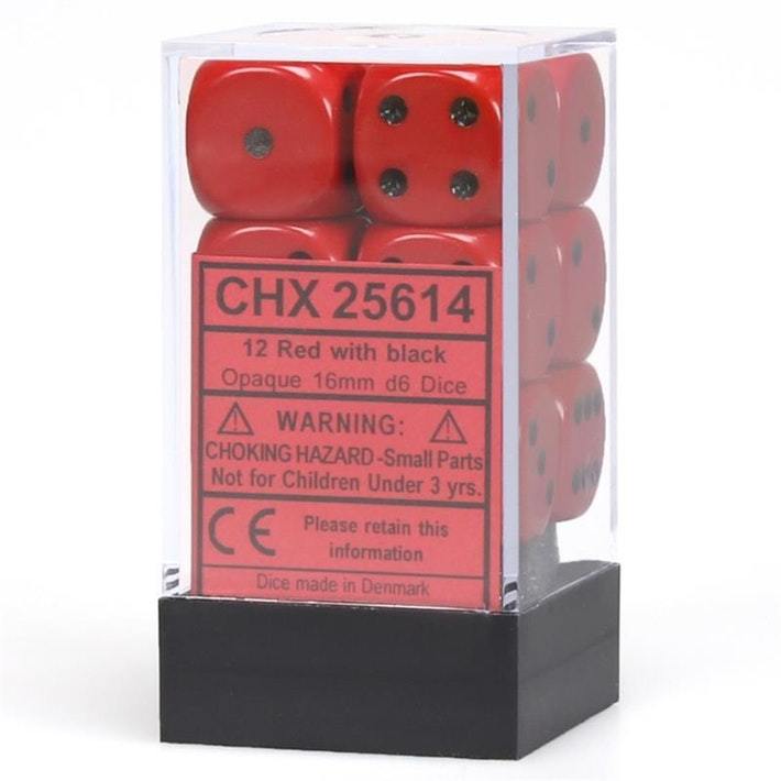 Chessex 12-Die Set - Opaque | Card Merchant Takapuna