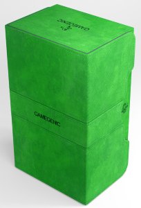 Gamegenic Stronghold 200+ Convertible Green Deck Box | Card Merchant Takapuna