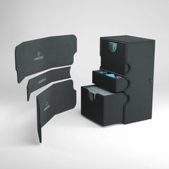 Gamegenic Stronghold 200+ Convertible Black Deck Box | Card Merchant Takapuna