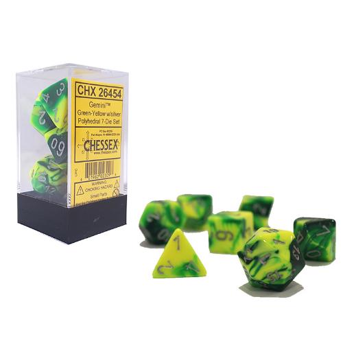 Chessex 7-Die Set - Gemini | Card Merchant Takapuna