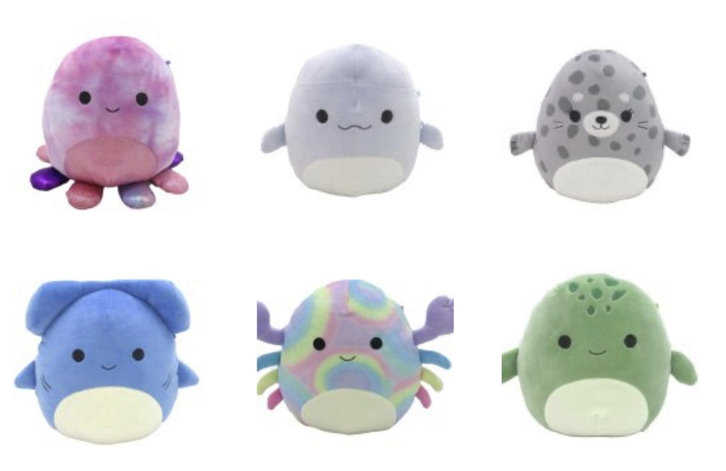 Squishmallows 7.5 inch Summer Sealife Assortment | Card Merchant Takapuna