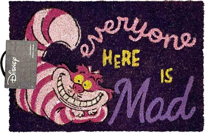 Alice in Wonderland - We are All Mad Here Doormat | Card Merchant Takapuna