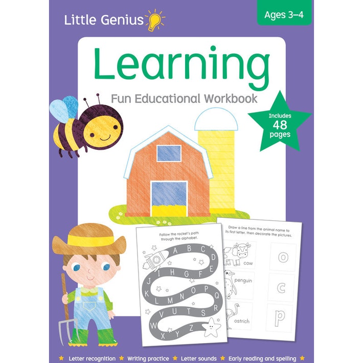 Little Genius- Learning workbook | Card Merchant Takapuna