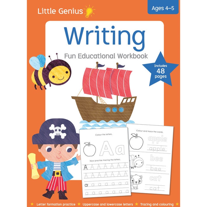Little Genius- Writing workbook | Card Merchant Takapuna