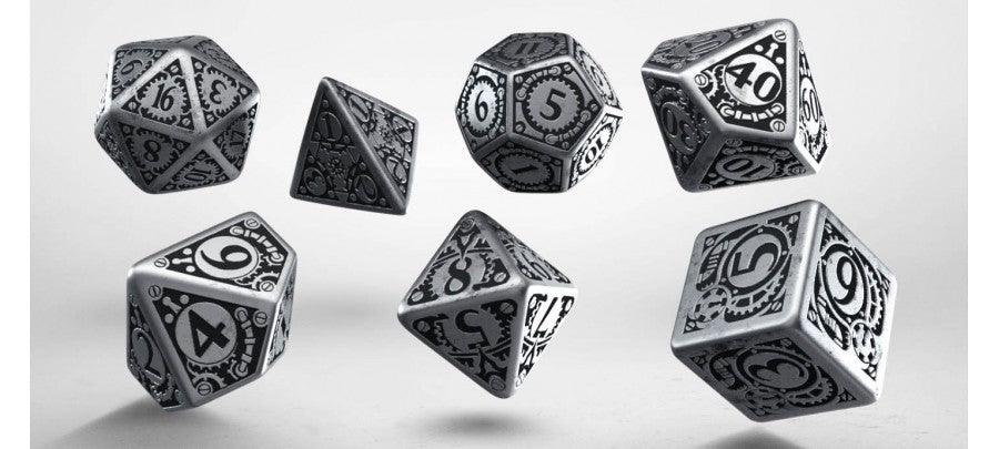Metal Steampunk Dice Set | Card Merchant Takapuna