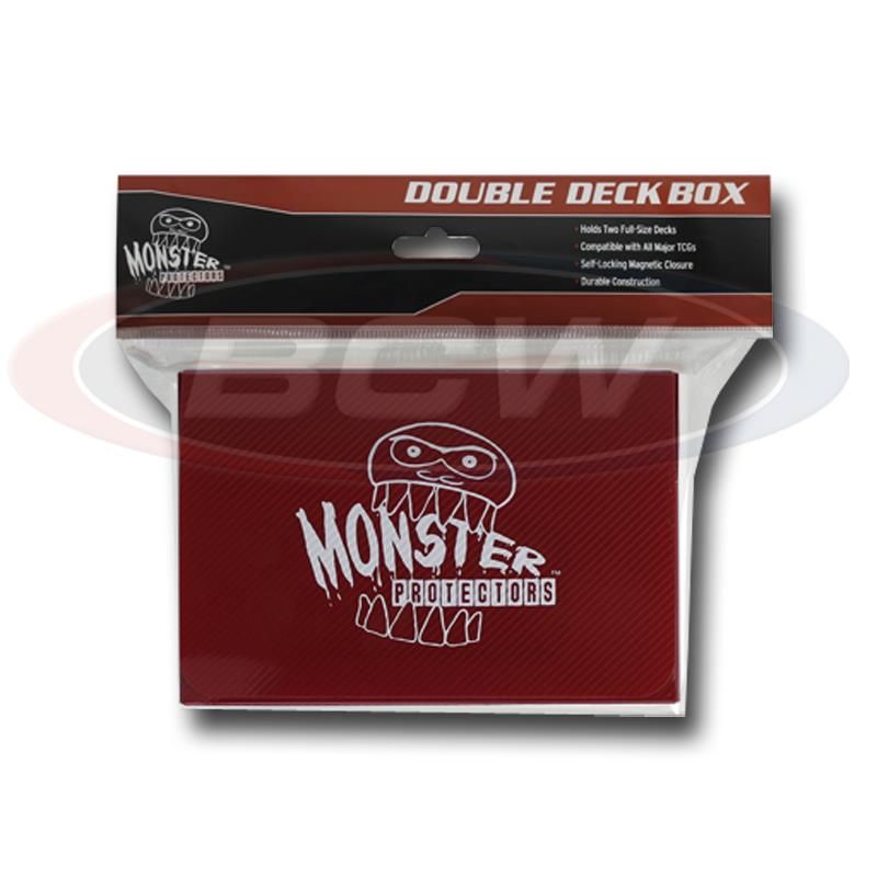Monster Double Deck box - Red | Card Merchant Takapuna