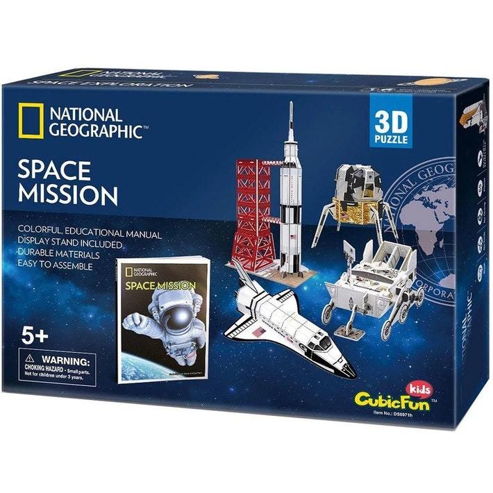 National Geographic Kids - Space Mission 3D Puzzle | Card Merchant Takapuna