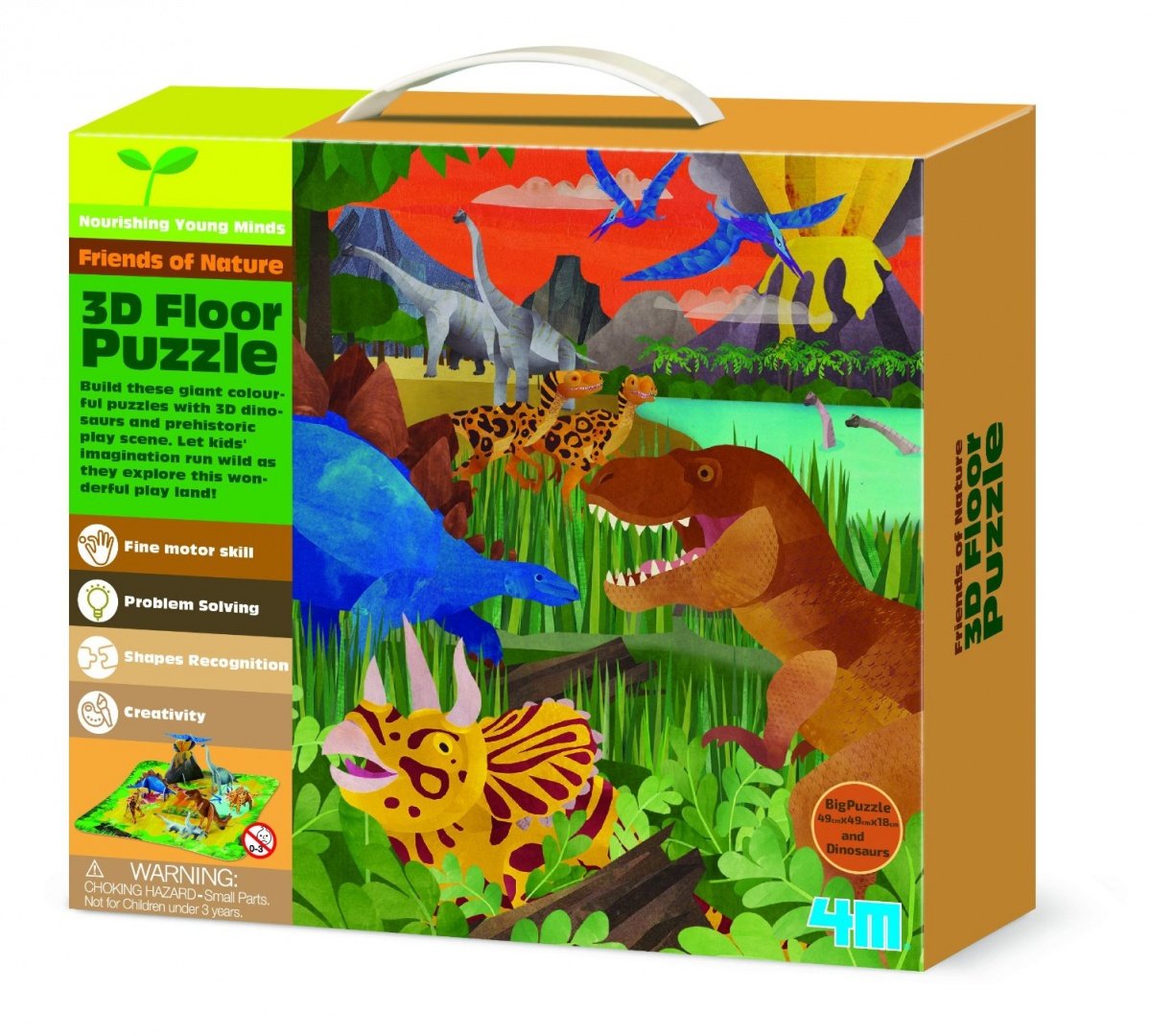 Thinking Kits 3D Puzzle - Dinosaur | Card Merchant Takapuna