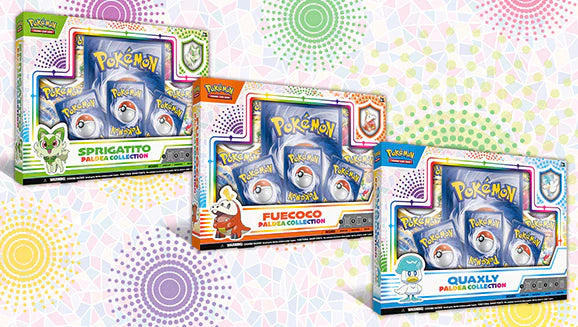 Paldea Collection (Sprigatito/Fuecoco/Quaxly) | Card Merchant Takapuna