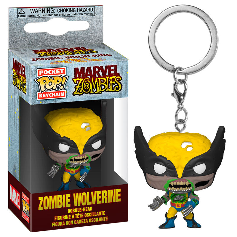 Marvel Zombies- Zombie Wolverine Pop! Keychain | Card Merchant Takapuna