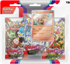 PKM Three Booster Blister Pack (3 Packs) - Scarlet & Violet | Card Merchant Takapuna