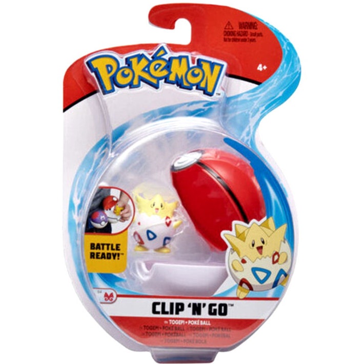 Pokemon Clip 'n' Go - Togepi + Pokeball | Card Merchant Takapuna