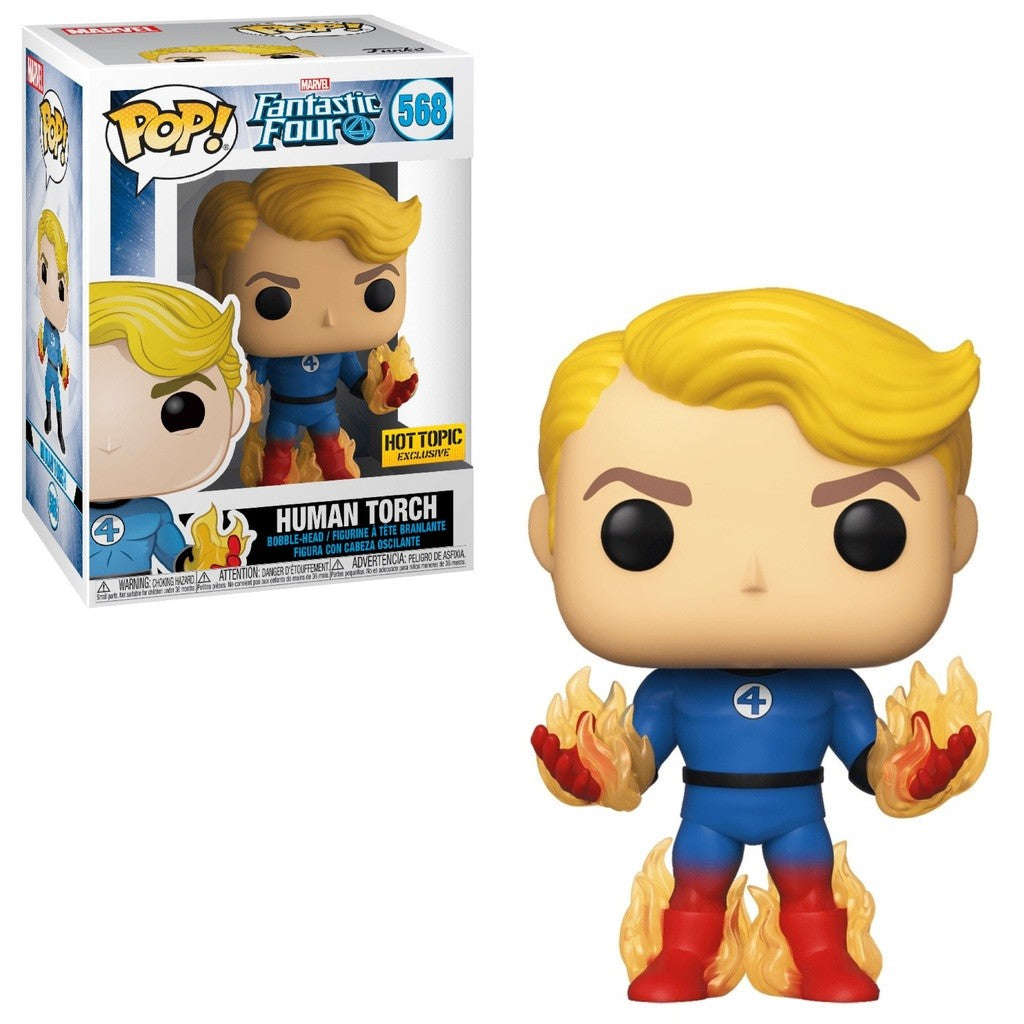 Marvel Fantastic Four- Human Torch Pop!569 | Card Merchant Takapuna