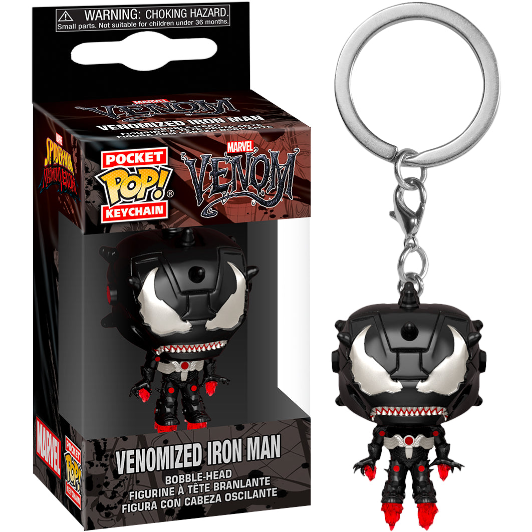 Venomized Iron Man Keychain Pop! | Card Merchant Takapuna
