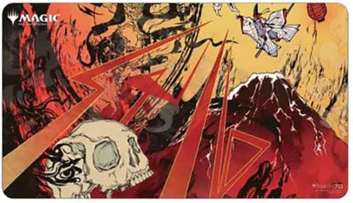 Japanese Mystical Archive Playmat - Lightning Bolt | Card Merchant Takapuna