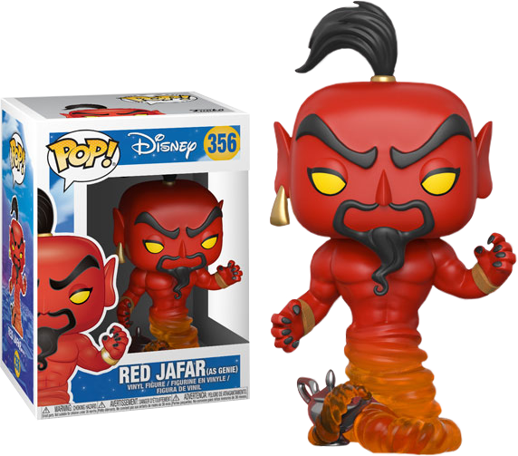 Aladdin - Red Jafar (as Genie) Pop! 356 | Card Merchant Takapuna